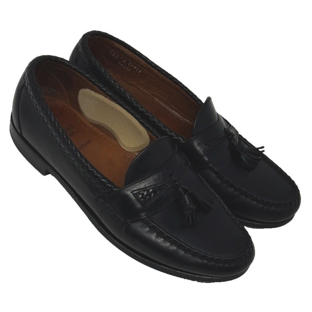 ALLEN EDMONDS Maxfield‎ Men's Black Tassel Loafers 11 E